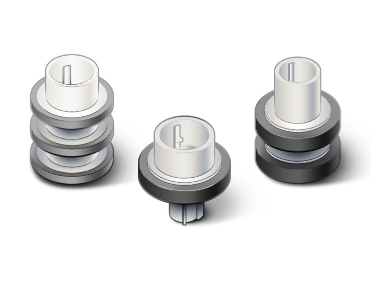 Kit rouleaux CANON CR-120 / UV et CR-150